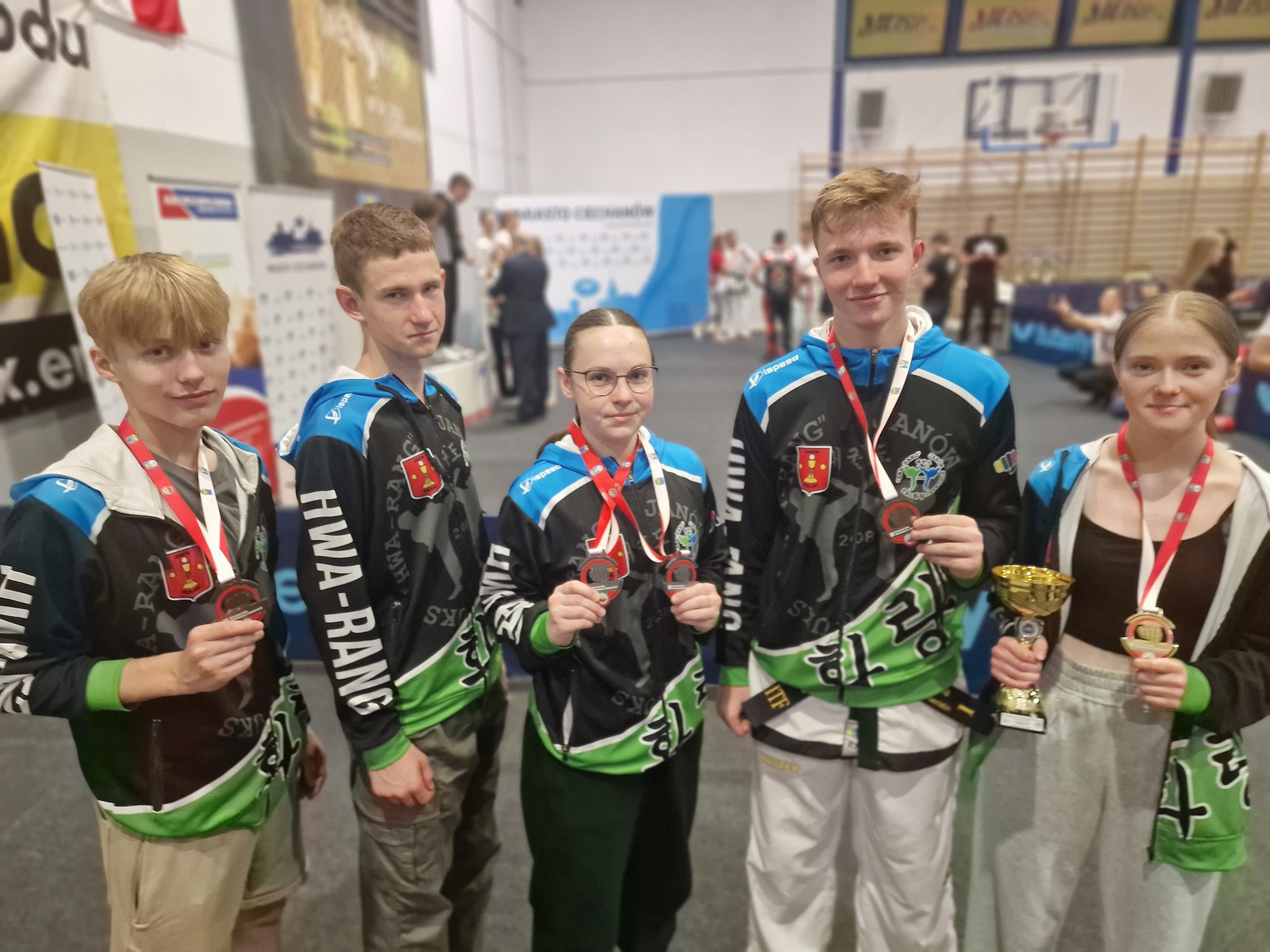 UKS Hwa-Rang w Janowie Podlaskim z 5 medalami na Mistrzostwach Polski Młodzieżowców w Taekwon-do